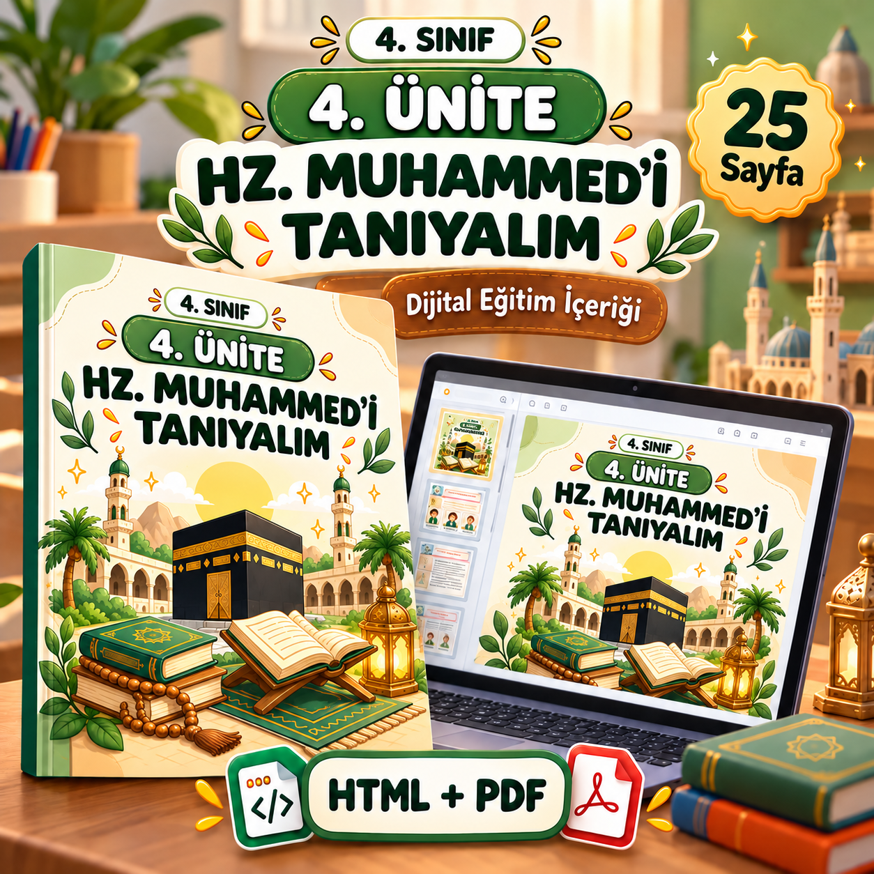 4. Sınıf 4. Ünite – Hz. Muhammed’i Tanıyalım