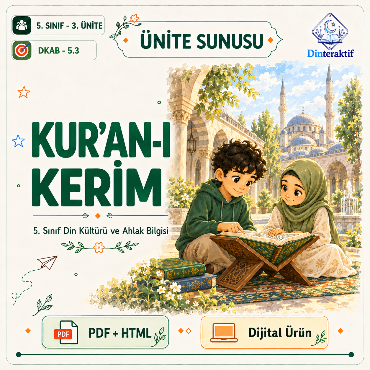 5. Sınıf 3. Ünite – Kur’an-ı Kerim