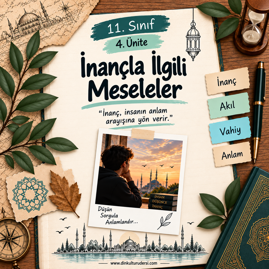 11. Sınıf 4. Ünite — İnançla İlgili Meseleler