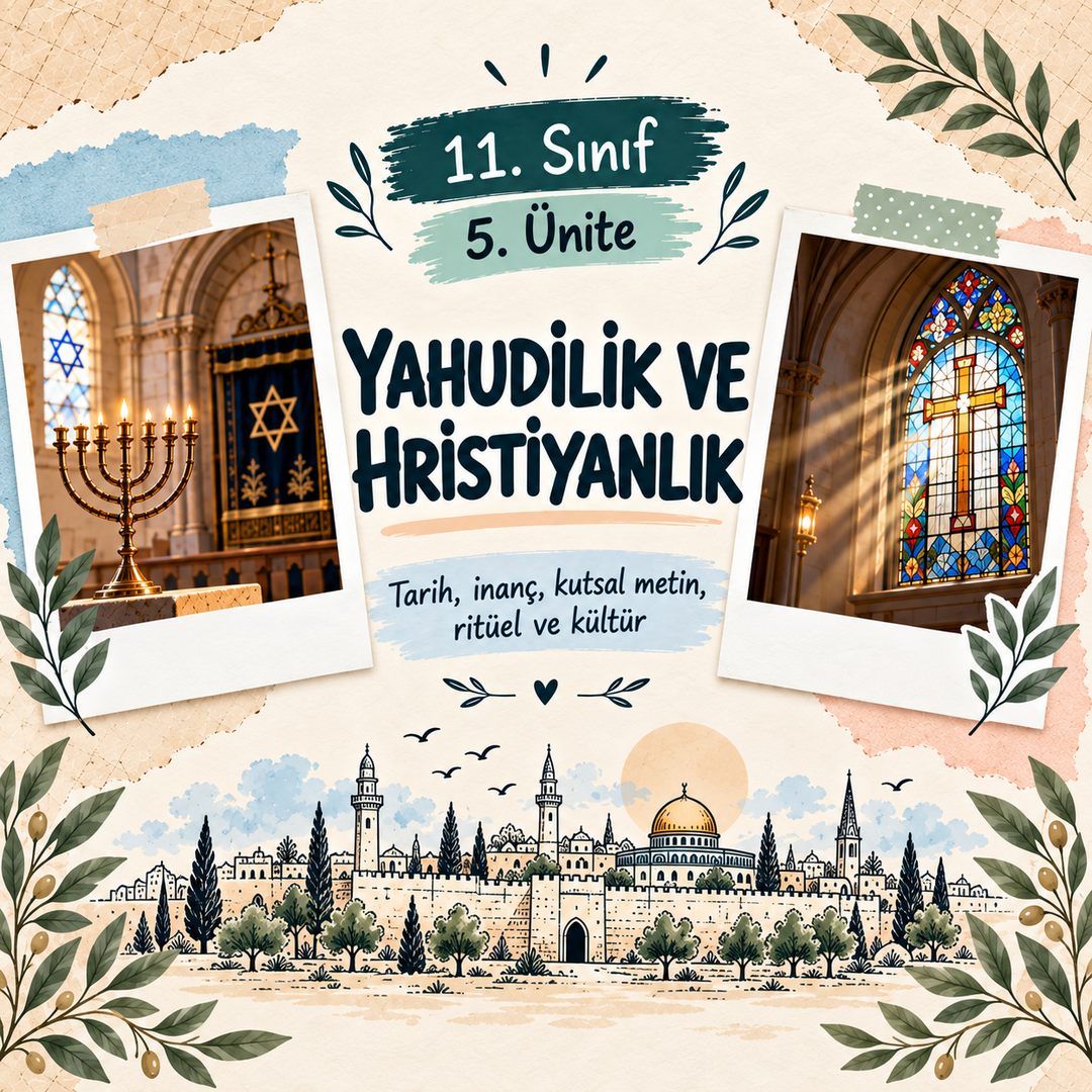 11. Sınıf 5. Ünite — Yahudilik ve Hristiyanlık